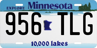 MN license plate 956TLG