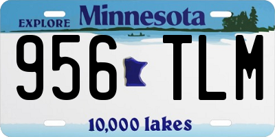 MN license plate 956TLM