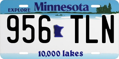 MN license plate 956TLN