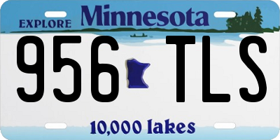 MN license plate 956TLS