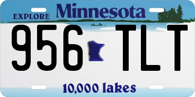 MN license plate 956TLT