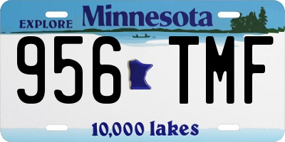 MN license plate 956TMF