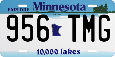 MN license plate 956TMG