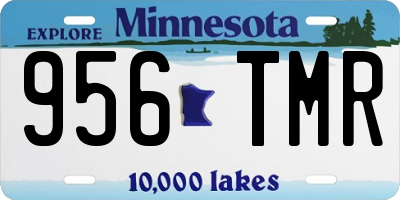 MN license plate 956TMR