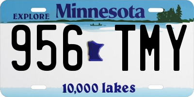 MN license plate 956TMY