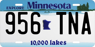 MN license plate 956TNA
