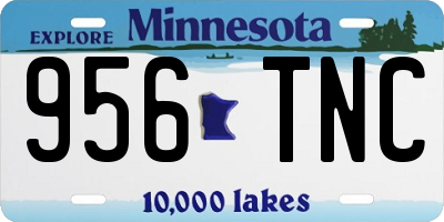 MN license plate 956TNC