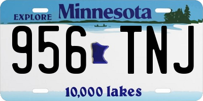 MN license plate 956TNJ