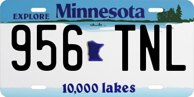 MN license plate 956TNL