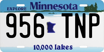 MN license plate 956TNP