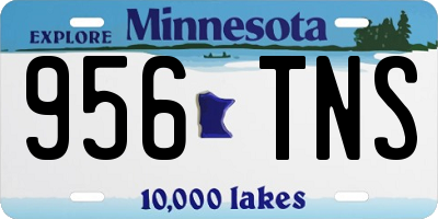MN license plate 956TNS