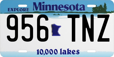 MN license plate 956TNZ