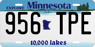 MN license plate 956TPE