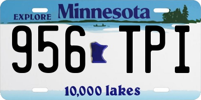 MN license plate 956TPI