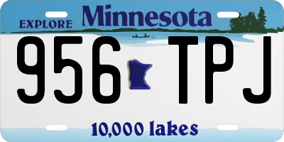 MN license plate 956TPJ