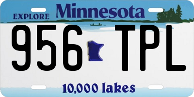 MN license plate 956TPL