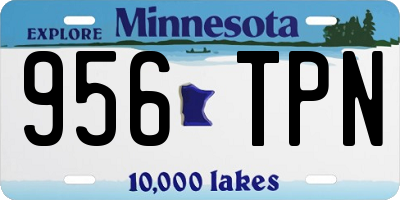MN license plate 956TPN
