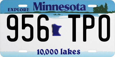 MN license plate 956TPO