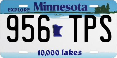 MN license plate 956TPS