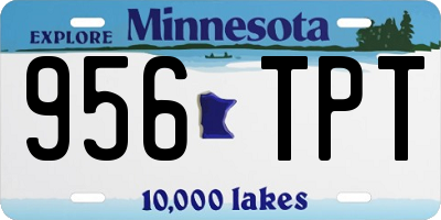 MN license plate 956TPT