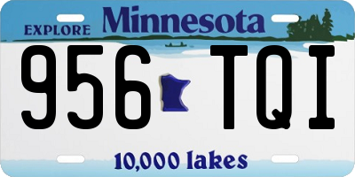 MN license plate 956TQI