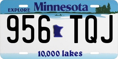 MN license plate 956TQJ