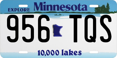 MN license plate 956TQS