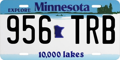 MN license plate 956TRB