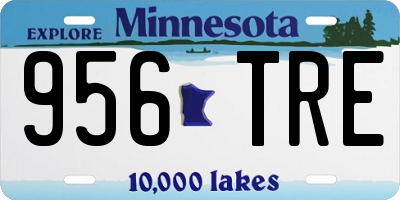 MN license plate 956TRE
