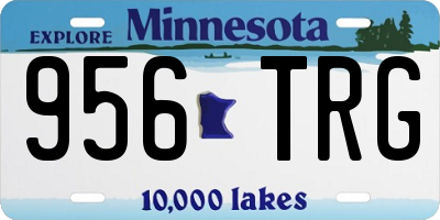 MN license plate 956TRG