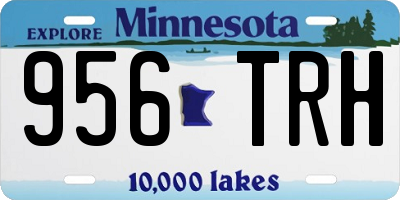 MN license plate 956TRH