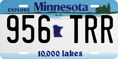 MN license plate 956TRR