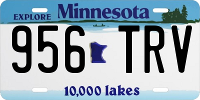 MN license plate 956TRV