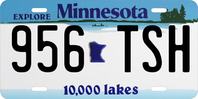 MN license plate 956TSH