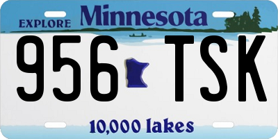 MN license plate 956TSK