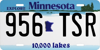 MN license plate 956TSR