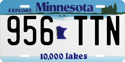 MN license plate 956TTN