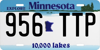 MN license plate 956TTP