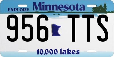MN license plate 956TTS