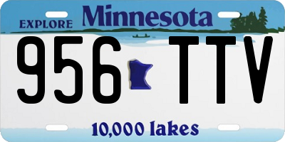 MN license plate 956TTV