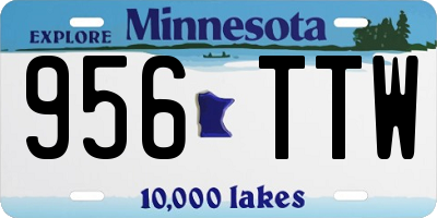 MN license plate 956TTW