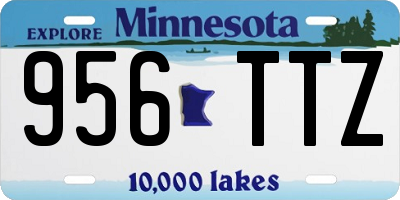 MN license plate 956TTZ