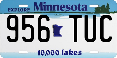 MN license plate 956TUC