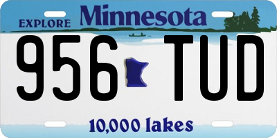 MN license plate 956TUD
