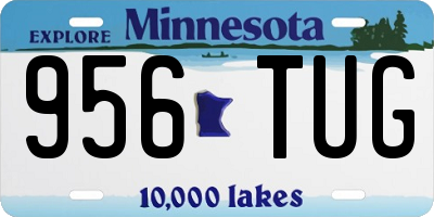 MN license plate 956TUG
