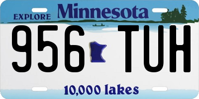 MN license plate 956TUH
