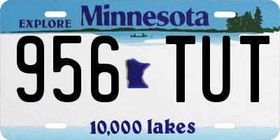 MN license plate 956TUT