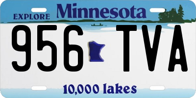 MN license plate 956TVA