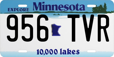 MN license plate 956TVR
