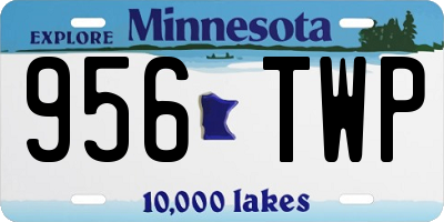 MN license plate 956TWP